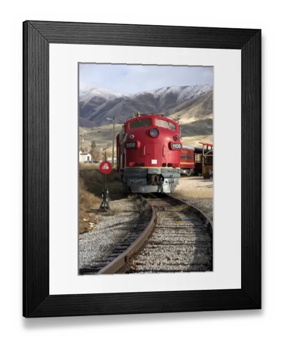 Framed Print : Idaho Northern and Pacific train in Horseshoe Bend, Idaho Framed Print : Idaho Northern and Pacific train in Horseshoe Bend, Idaho