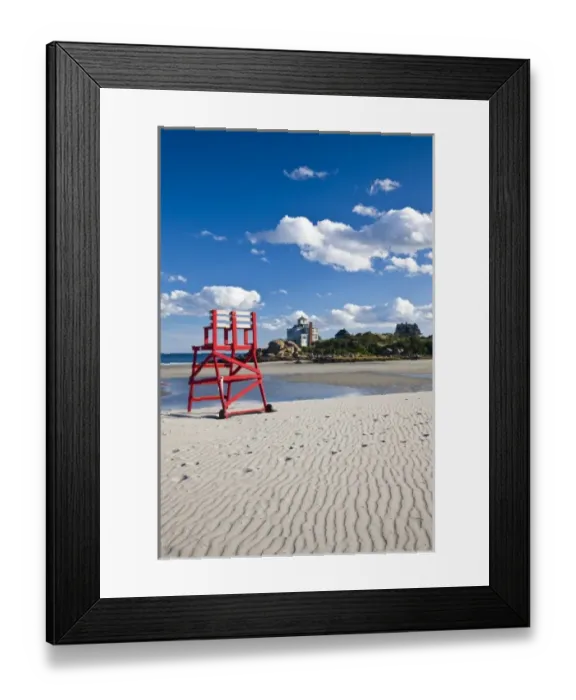 Framed Print : USA, Massachusetts, Cape Ann, Gloucester. Good Harbor Beach, Life guard platform Framed Print : USA, Massachusetts, Cape Ann, Gloucester. Good Harbor Beach, Life guard platform