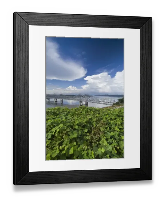 Framed Print : MS, Natchez, Bridge Over the Mississippi River Framed Print : MS, Natchez, Bridge Over the Mississippi River