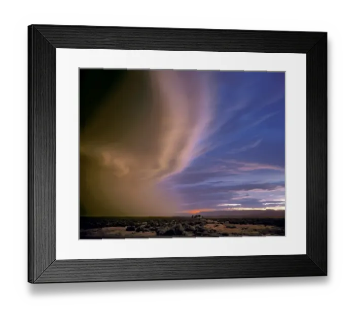 Framed Print : USA, Nevada, Humbolt Co. A storm rises over Humbolt County, Nevada