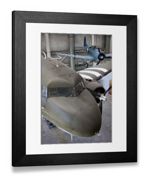 Framed Print : USA, Louisiana, New Orleans. National World War Two Museum, World War Two aircraft