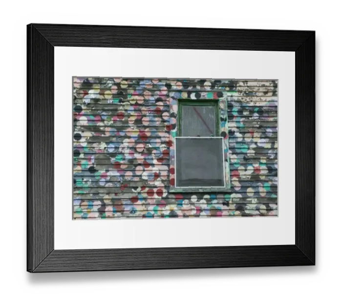 Framed Print : USA, Michigan, East Detroit: Heidelburg Project, Outdoor Artspace Framed Print : USA, Michigan, East Detroit: Heidelburg Project, Outdoor Artspace