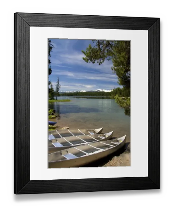 Framed Print : Holland Lake in the Flathead National Forest near Condon, Montana Framed Print : Holland Lake in the Flathead National Forest near Condon, Montana