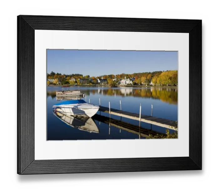 Framed Print : Early morning on Lake Winnipesauke in Meredith, New Hampshire. Meredith Bay Framed Print : Early morning on Lake Winnipesauke in Meredith, New Hampshire. Meredith Bay