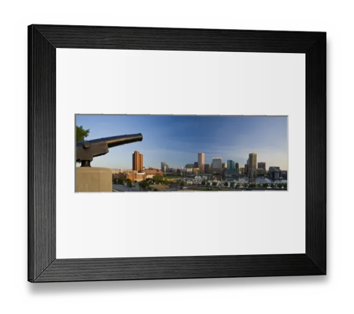 Framed Print : USA, MD, Baltimore. The view from Federal Hill Framed Print : USA, MD, Baltimore. The view from Federal Hill