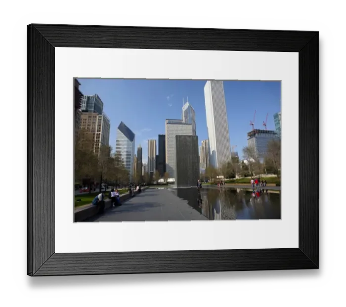 Framed Print : USA, Illinois, Chicago. Millenium Park Framed Print : USA, Illinois, Chicago. Millenium Park
