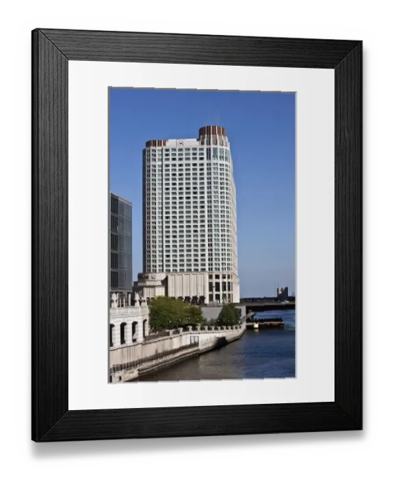 Framed Print : USA, Illinois, Chicago, Cityscapes, the Sheraton Hotel and Towers on the Chicago River Framed Print : USA, Illinois, Chicago, Cityscapes, the Sheraton Hotel and Towers on the Chicago River