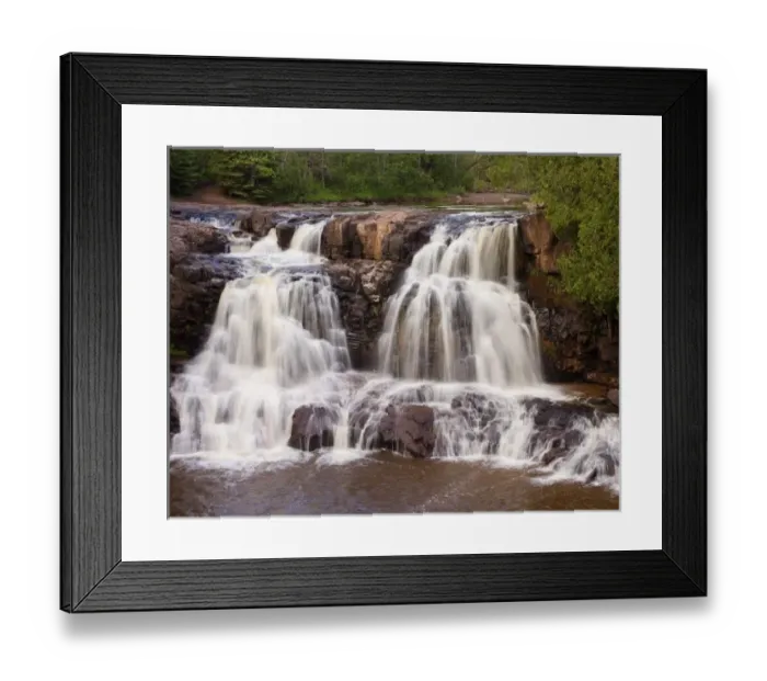 Framed Print : USA, Minnesota, Two Harbors, Lake Superior, Gooseberry Falls Framed Print : USA, Minnesota, Two Harbors, Lake Superior, Gooseberry Falls