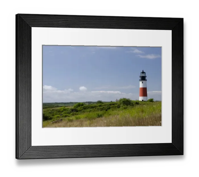 Framed Print : Massachusetts, Nantucket. Sankaty Head, Sankaty lighthouse, est. 1850 Framed Print : Massachusetts, Nantucket. Sankaty Head, Sankaty lighthouse, est. 1850