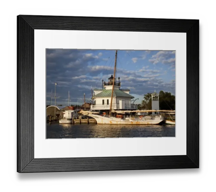 Framed Print : USA, Maryland, St. Michaels. Eastern Shore of Chesapeake Bay, Chesapeake Bay Maritime Museum Framed Print : USA, Maryland, St. Michaels. Eastern Shore of Chesapeake Bay, Chesapeake Bay Maritime Museum