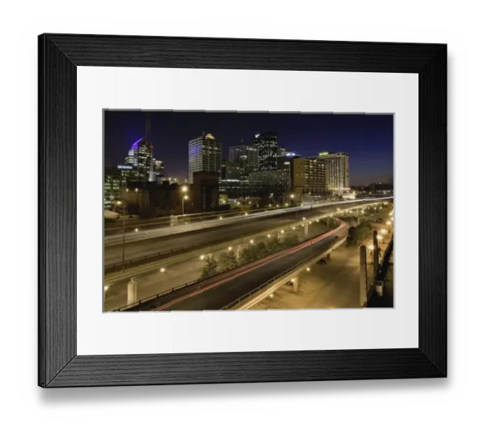 Framed Print : Interstate I64 and Louisville skyline, Louisville, Kentucky Framed Print : Interstate I64 and Louisville skyline, Louisville, Kentucky