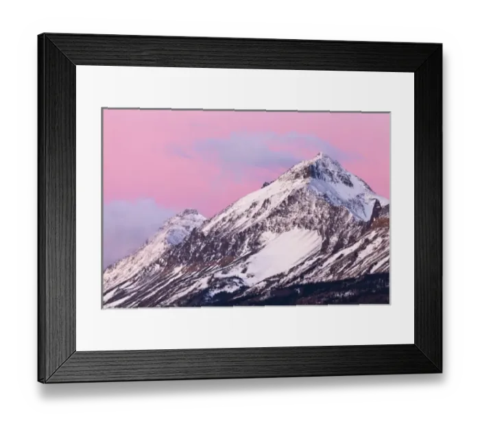 Framed Print : Summit and Little Dog Mountains catch mornings first light at Marias Pass in Glacier National Park Framed Print : Summit and Little Dog Mountains catch mornings first light at Marias Pass in Glacier National Park