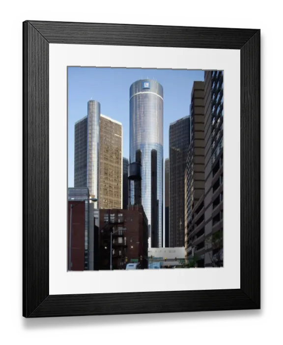 Framed Print : USA, Michigan, Detroit, General Motors corporate headquarters in the Renaissance Framed Print : USA, Michigan, Detroit, General Motors corporate headquarters in the Renaissance