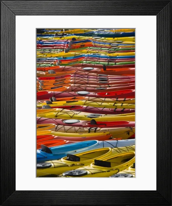 Framed Print : USA, Massachusetts, Cape Ann, Rockport. Ocean kayaks Framed Print : USA, Massachusetts, Cape Ann, Rockport. Ocean kayaks