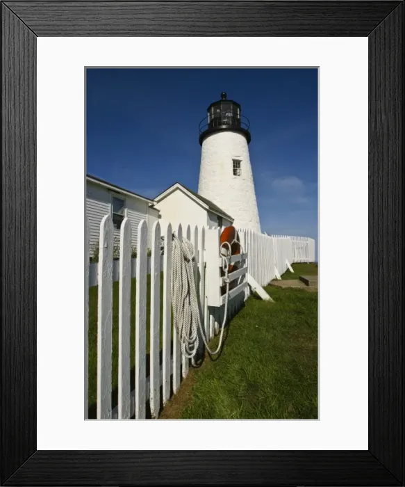 Framed Print : USA, Maine, Pemaquid Lighthouse Framed Print : USA, Maine, Pemaquid Lighthouse