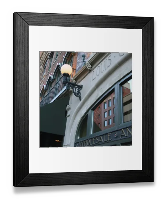 Framed Print : USA, Indiana, Indianapolis. Vignette of architectural detail downtown