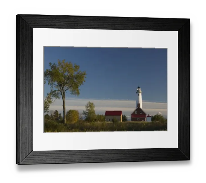 Framed Print : USA, Michigan, Tawas City: Tawas Point State Park, Tawas Point Lighthouse on Lake Huron Framed Print : USA, Michigan, Tawas City: Tawas Point State Park, Tawas Point Lighthouse on Lake Huron