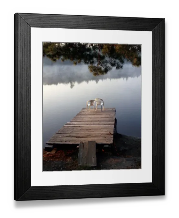 Framed Print : USA, Minnesota, B. W. C. A. Lake One, Dock Framed Print : USA, Minnesota, B. W. C. A. Lake One, Dock