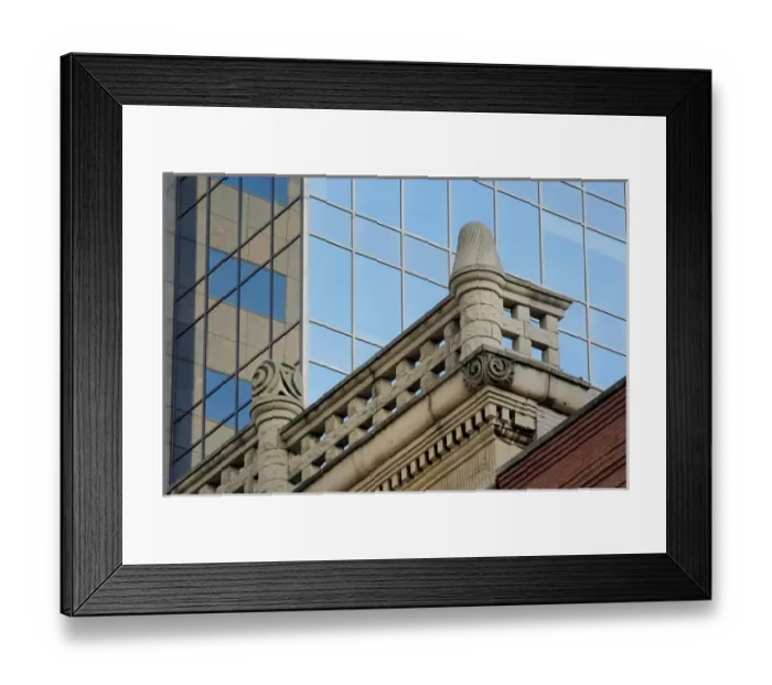 Framed Print : Architectural details, Main Street, Louisville, Kentucky