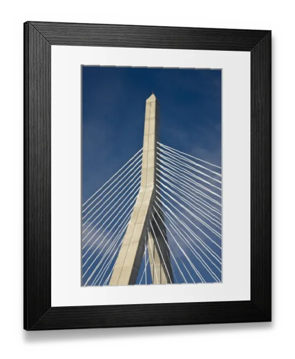 Framed Print : USA, Massachusetts, Boston. The Zakim Bridge Framed Print : USA, Massachusetts, Boston. The Zakim Bridge