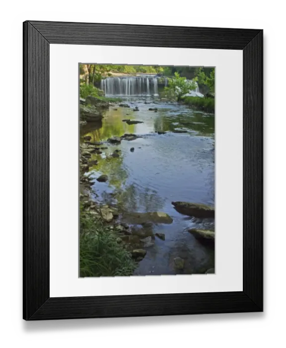 Framed Print : USA, Indiana, Cataract Falls / Cagels Mill State Park Framed Print : USA, Indiana, Cataract Falls / Cagels Mill State Park