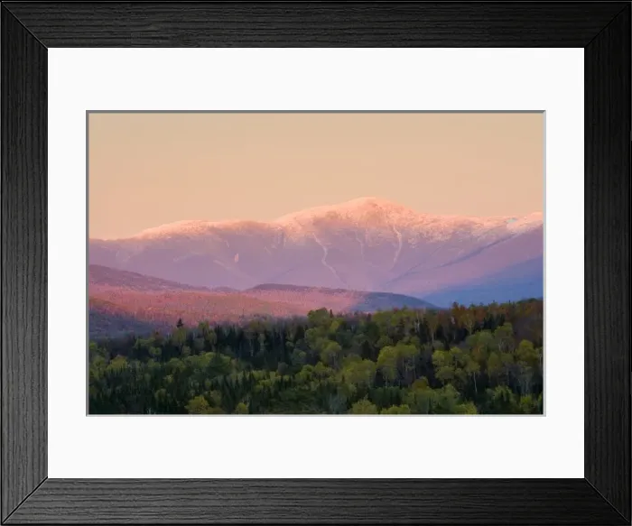 Framed Print : Dusk and Mount Washington in new Hampshires White Mountains. Bethlehem, New Hampshire Framed Print : Dusk and Mount Washington in new Hampshires White Mountains. Bethlehem, New Hampshire