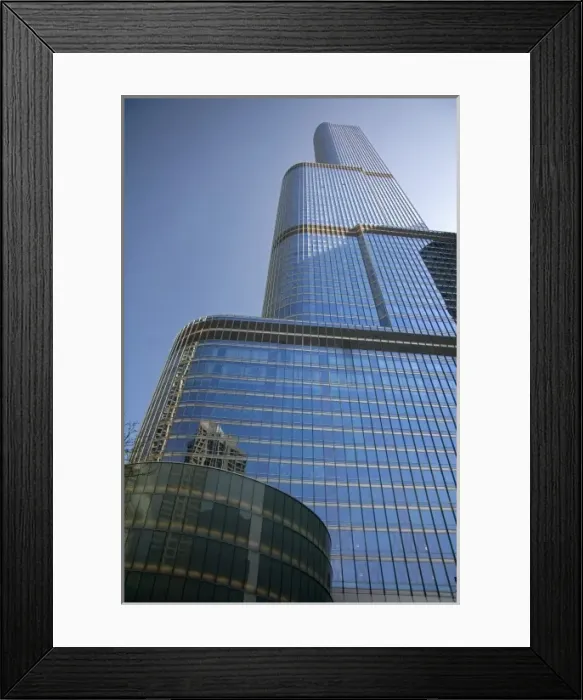 Framed Print : The Trump International Hotel and Tower located in downtown Chicago, Illinois, USA Framed Print : The Trump International Hotel and Tower located in downtown Chicago, Illinois, USA