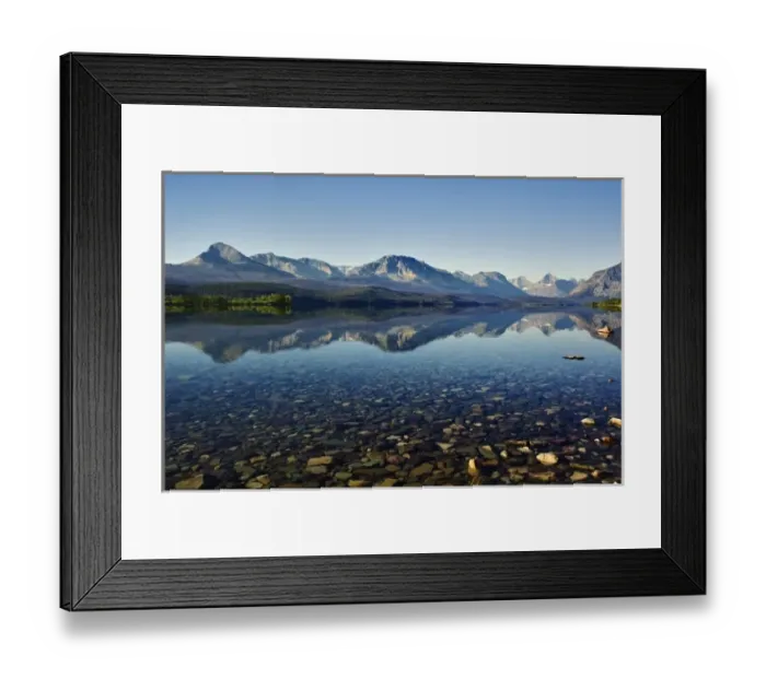 Framed Print : Lake Sherburne, Glacier National Park, Montana Framed Print : Lake Sherburne, Glacier National Park, Montana