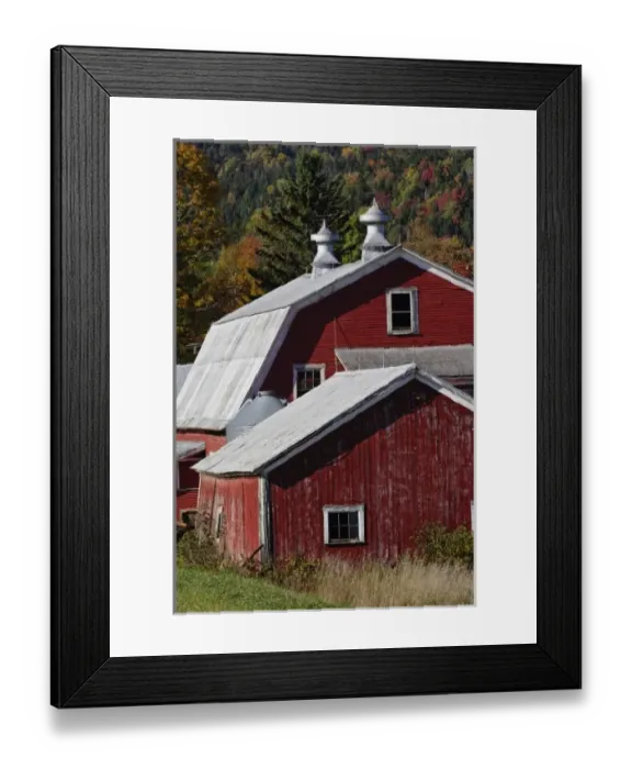 Framed Print : Classic rural barn and road, White Mountain National Forest, New Hampshire Framed Print : Classic rural barn and road, White Mountain National Forest, New Hampshire