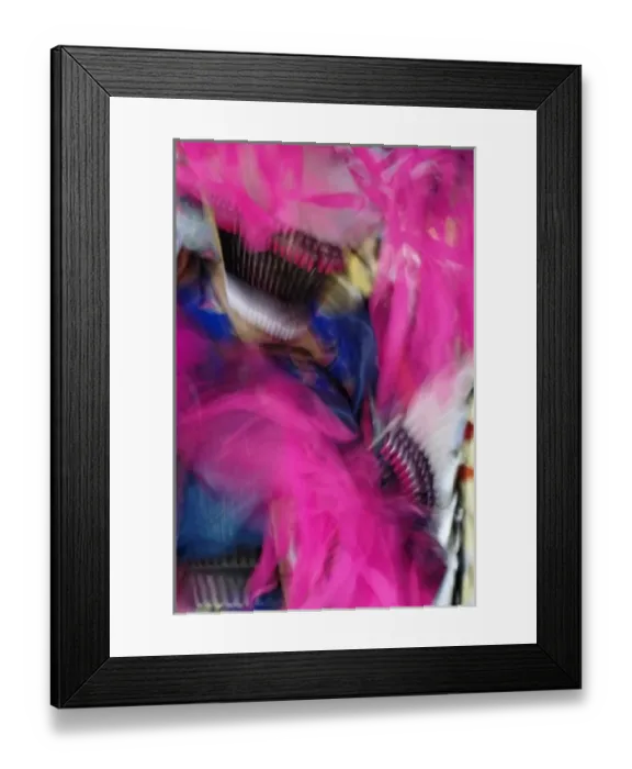 Framed Print : Abstract motion view of colorfully dressed Native American Indian dance, Montana Framed Print : Abstract motion view of colorfully dressed Native American Indian dance, Montana