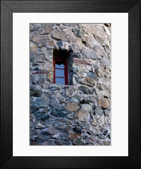 Framed Print : A window in the stone fire tower on Mount Prospect at at the John Wingate Weeks State Historic Site Framed Print : A window in the stone fire tower on Mount Prospect at at the John Wingate Weeks State Historic Site