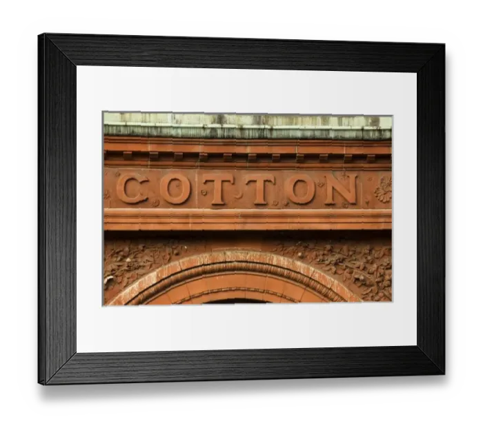 Framed Print : USA; Georgia; Savannah. The Cotton Exchange building in the historic district