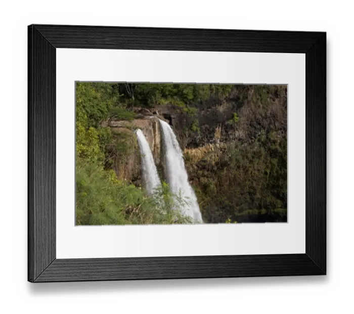 Framed Print : Unknown. USA, Hawaii, Kauai, Wailua River State Park, Wailua falls Framed Print : Unknown. USA, Hawaii, Kauai, Wailua River State Park, Wailua falls