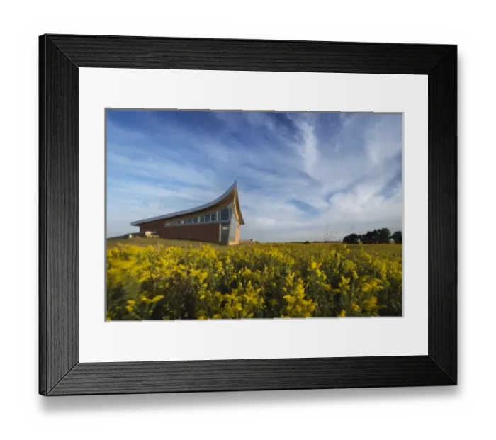 Framed Print : Park service visitor center, Homestead National Monument of America, Nebraska, USA