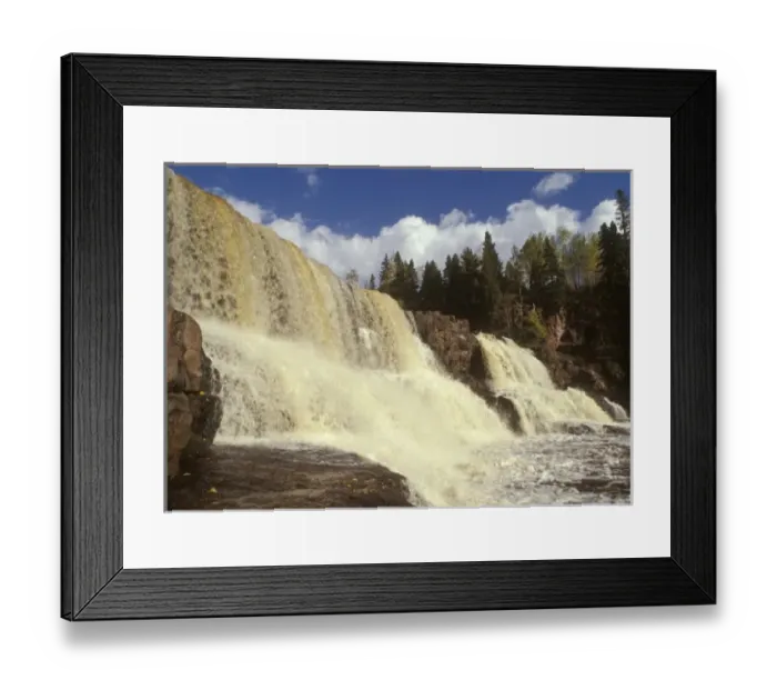 Framed Print : USA. Minnesota, North Shore Lake Superior, Gooseberry Falls Framed Print : USA. Minnesota, North Shore Lake Superior, Gooseberry Falls