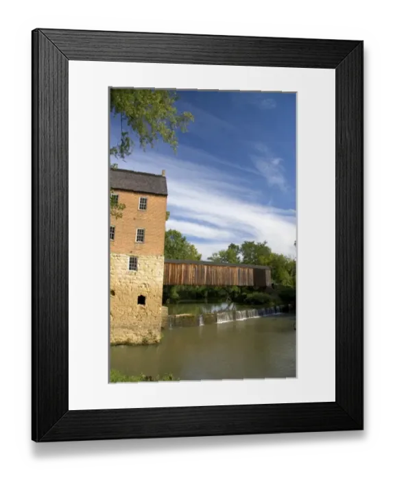Framed Print : The Burfordville Grist Mill in Burfordville, Missouri Framed Print : The Burfordville Grist Mill in Burfordville, Missouri
