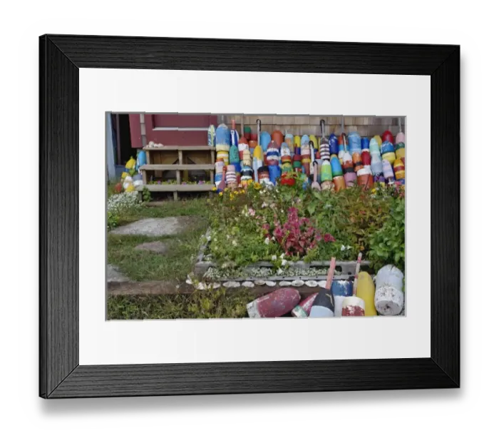 Framed Print : Colorful buoys, Rockport, Cape Ann, Massachusetts Framed Print : Colorful buoys, Rockport, Cape Ann, Massachusetts
