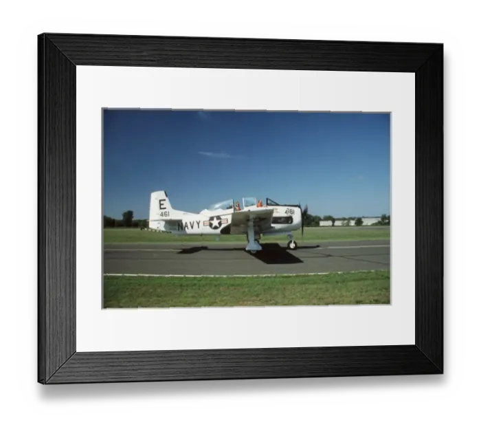 Framed Print : North American T-28 Trojan Naval trainer at the Fleming Field Framed Print : North American T-28 Trojan Naval trainer at the Fleming Field