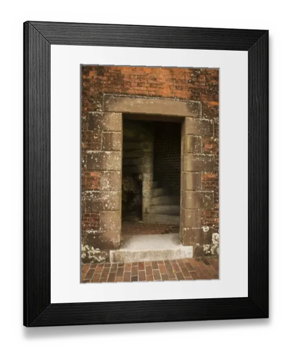 Framed Print : USA; Georgia; Savannah; Stone and brick entrance inside Fort Pulaski National Monument Framed Print : USA; Georgia; Savannah; Stone and brick entrance inside Fort Pulaski National Monument