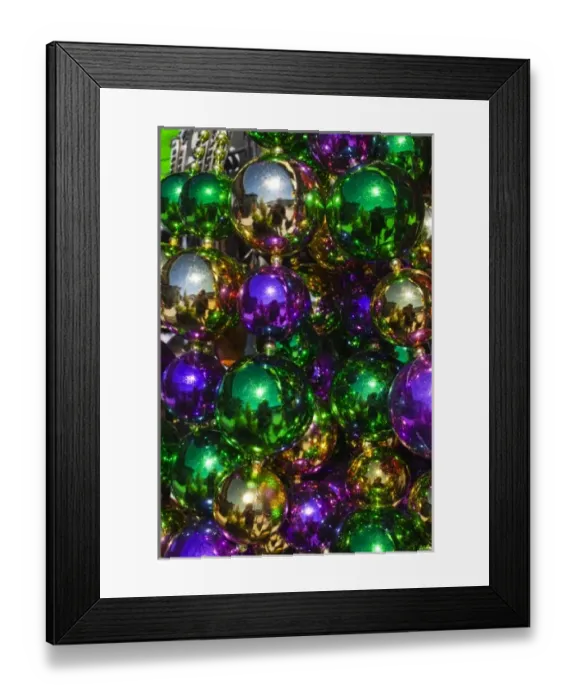 Framed Print : USA, Louisiana, New Orleans. French Quarter, French Market, Mardi Gras beads Framed Print : USA, Louisiana, New Orleans. French Quarter, French Market, Mardi Gras beads