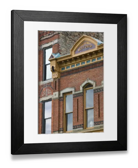 Framed Print : USA, Michigan, Bay City: Madonnas Home Town, Old Town Historic Buildings Framed Print : USA, Michigan, Bay City: Madonnas Home Town, Old Town Historic Buildings