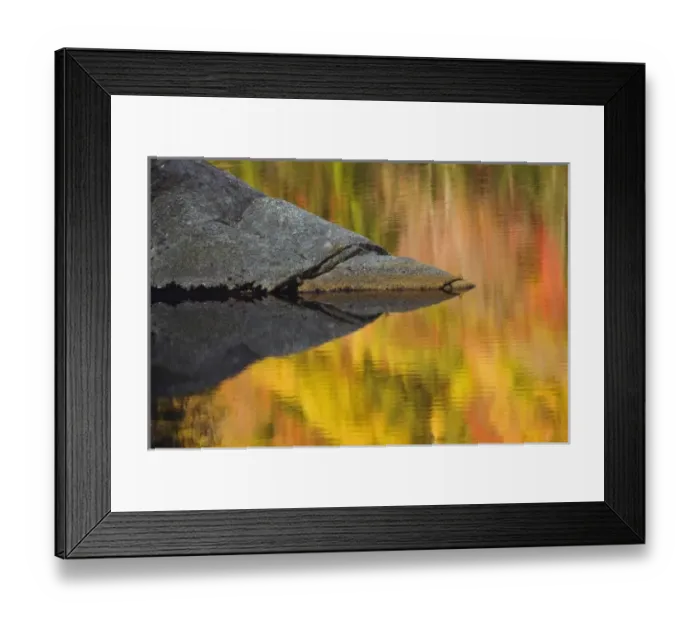 Framed Print : Unknown. Autum colors reflected on Beaver Pond, New Hampshire Framed Print : Unknown. Autum colors reflected on Beaver Pond, New Hampshire