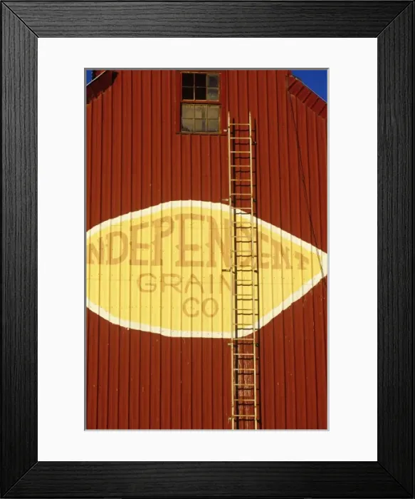 Framed Print : Old wooden granary in Clyde Park Montana Framed Print : Old wooden granary in Clyde Park Montana