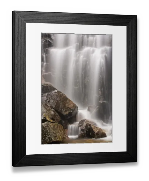 Framed Print : A waterfall along Hadlock Brook as seen from Waterfall Bridge in Maines Acadia National Park Framed Print : A waterfall along Hadlock Brook as seen from Waterfall Bridge in Maines Acadia National Park