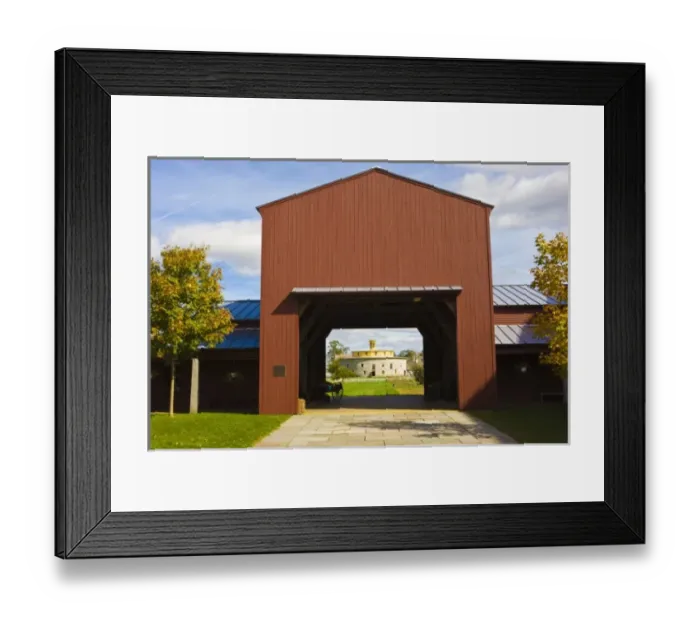 Framed Print : The entrance to the Hancock Shaker Village in Hancock, Massachusetts Framed Print : The entrance to the Hancock Shaker Village in Hancock, Massachusetts
