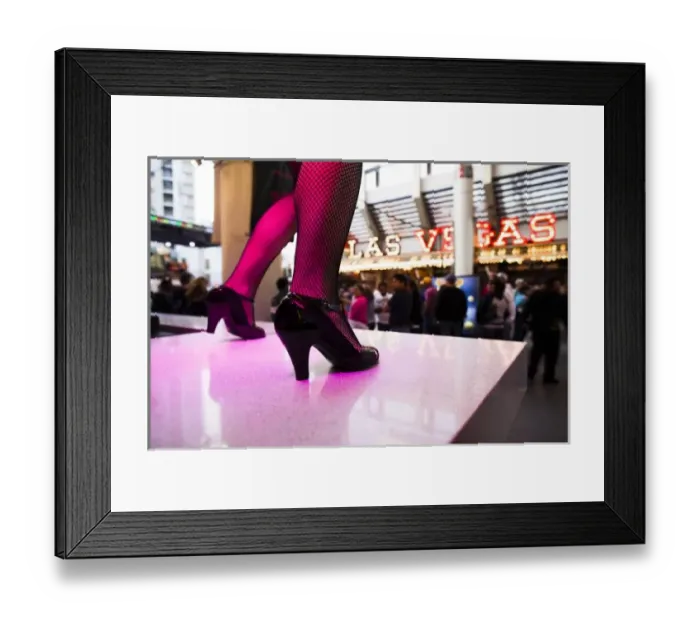Framed Print : USA, Nevada, Las Vegas, Downtown, Fremont Street Experience, outdoor go-go dancers, NR Framed Print : USA, Nevada, Las Vegas, Downtown, Fremont Street Experience, outdoor go-go dancers, NR