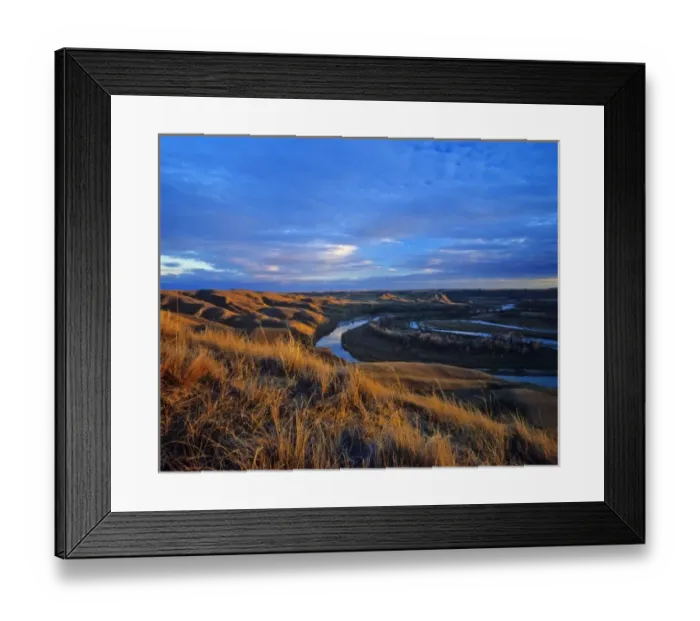 Framed Print : The Marias River near Shelby Montana Framed Print : The Marias River near Shelby Montana