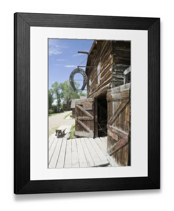 Framed Print : Nevada City, Montana, is a restored town functioning as an outdoor historical museum Framed Print : Nevada City, Montana, is a restored town functioning as an outdoor historical museum