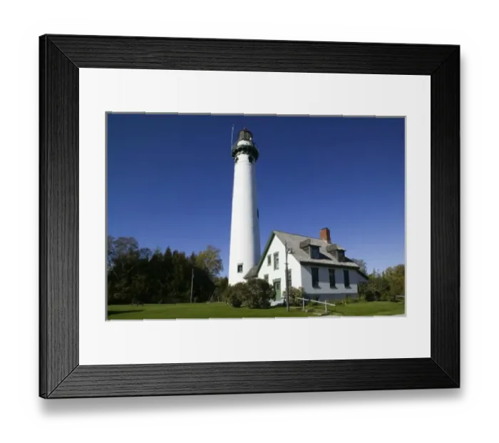 Framed Print : USA, Michigan, Lake Huron Shore: Presque Isle, Presque Isle Lighthouse Park Framed Print : USA, Michigan, Lake Huron Shore: Presque Isle, Presque Isle Lighthouse Park