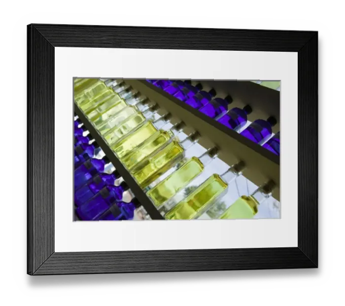 Framed Print : USA, MASSACHUSETTS, Cape Cod: Provincetown, Perfume Bottles in Shop WindowCommercial Framed Print : USA, MASSACHUSETTS, Cape Cod: Provincetown, Perfume Bottles in Shop WindowCommercial